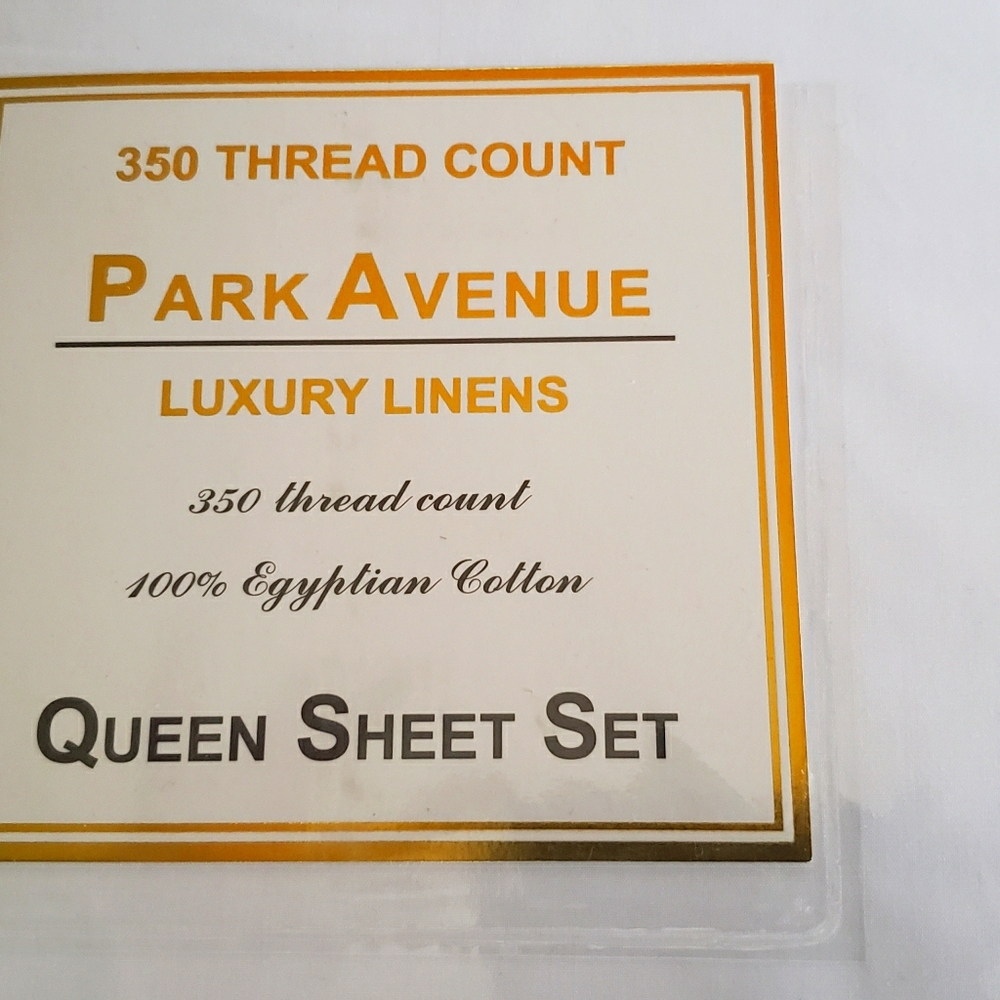 White Queen Size Egyptian Cotton Sheet Set
